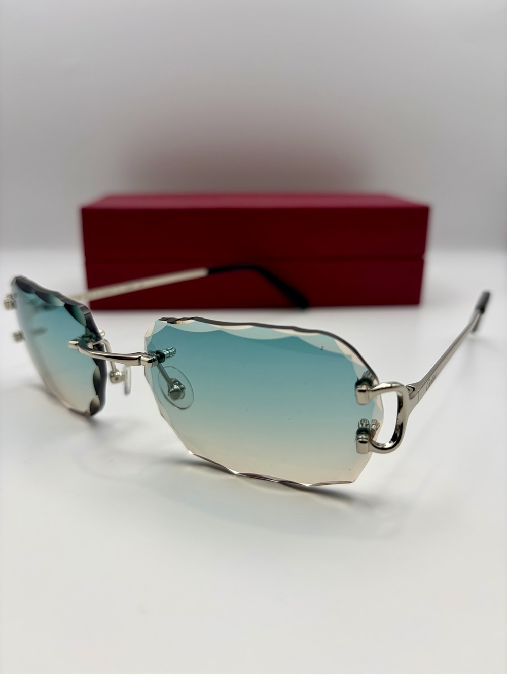 Cartier Rimless Gradient Sunglasses - Picture 4 of 8